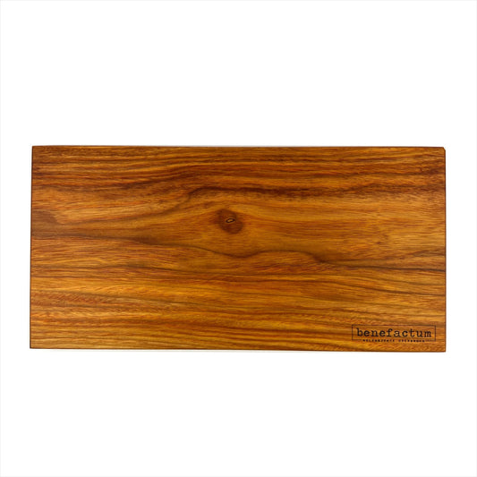 Servierbrett - Vollholz aus einem Stück - Canarywood